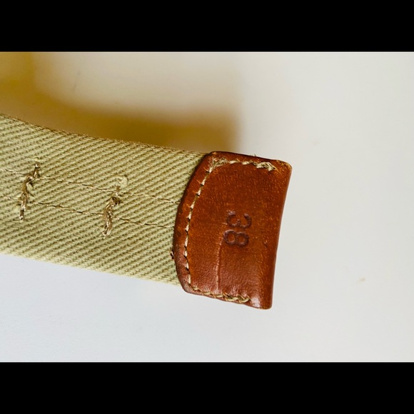Vintage leather belt - Picture 6 of 7